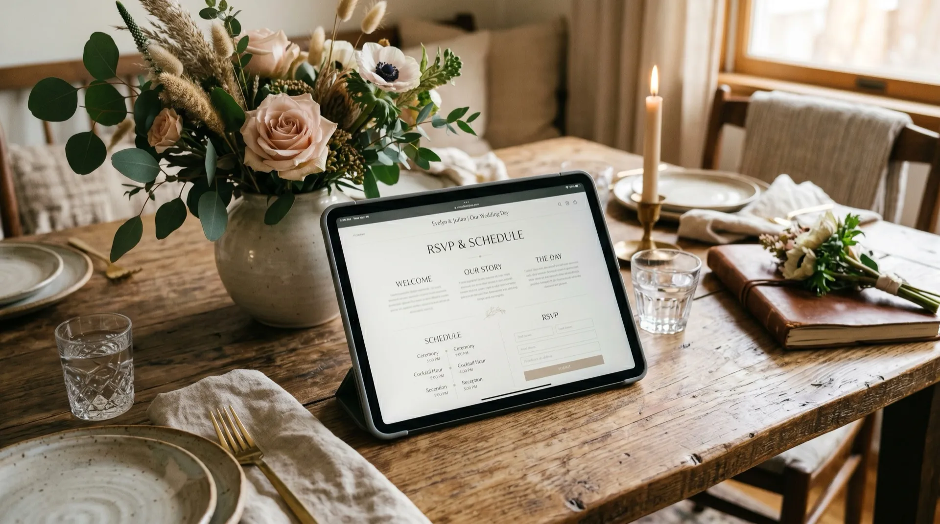 Apps for Events & Weddings, made with Resleeve